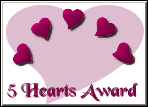 5 Hearts Award Winner